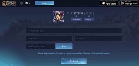 Today's Mobile Legends: Bang Bang redeem codes .